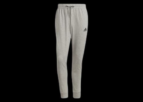 adidas Essentials Single Jersey Tapered Cuff Pants Medium Grey Heather