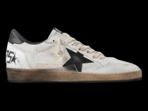 Golden Goose Ball Star White Black SS25