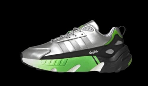 adidas ZX 22 Boost Kawasaki Ninja Silver Metallic