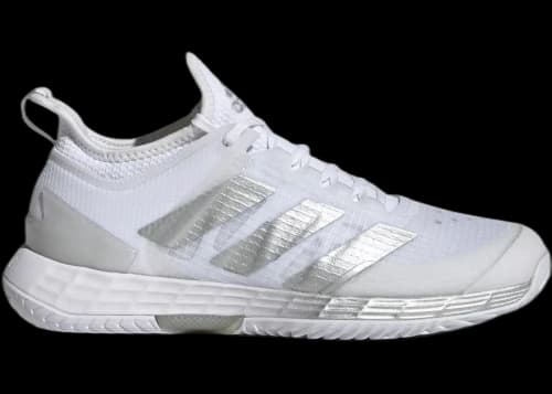 adidas Adizero Ubersonic 4 White Silver Metallic (Women's)