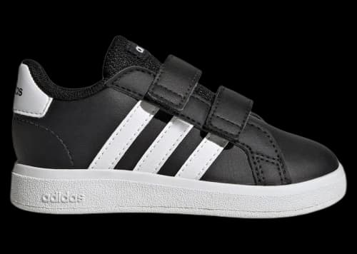 adidas Grand Court Lifestyle Hook And Loop Core Black Cloud White (TD)