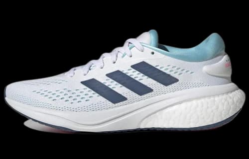 adidas Supernova 2 White Wonder Steel Bliss Blue (Women's)