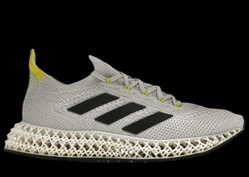 adidas 4DFWD Halo Silver Acid Yellow