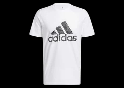 adidas Camo Short Sleeve Tee White
