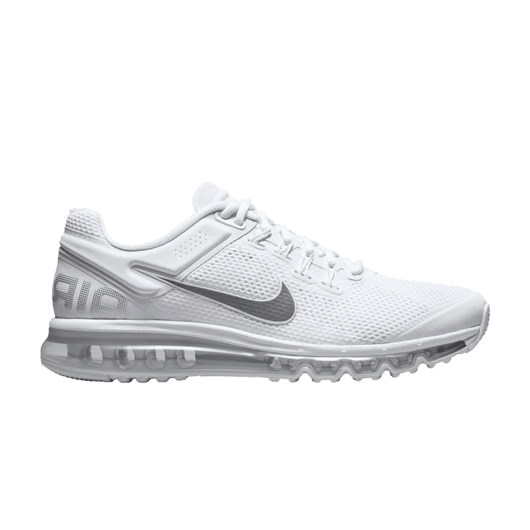 Nike Air Max 2013 White Metallic Slver