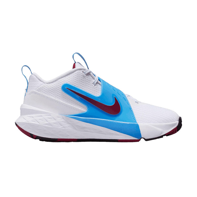 Nike Team Hustle D 12 White University Blue Black Team Red (GS)