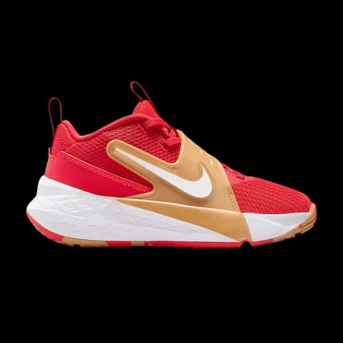 Nike Team Hustle D 12 University Red Metallic Gold (PS)