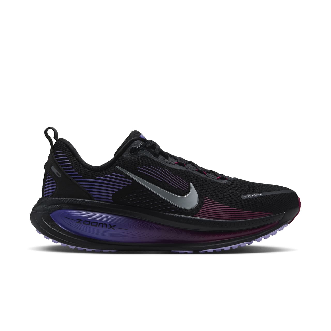 Nike Vomero 18 Road 'Black Persian Violet True Berry Metallic Silver' (Women's)