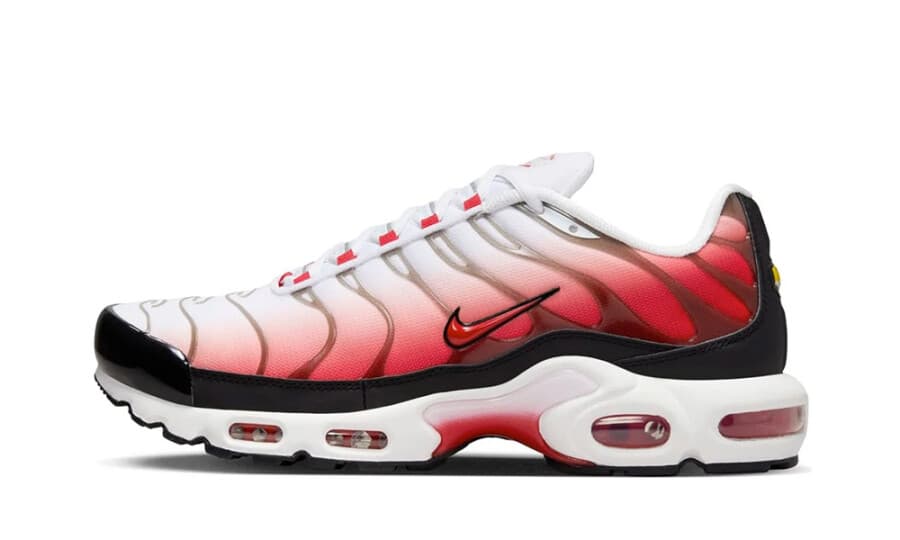 Nike Air Max Plus White Black University Red