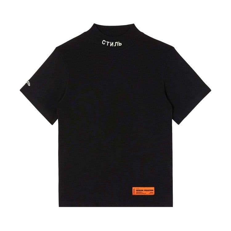 Heron Preston CTNMB Turtleneck T-shirt Black