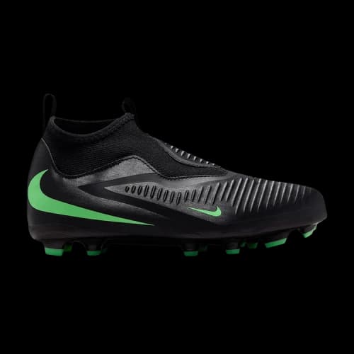 Nike Jr. Phantom 6 High Academy MG GS 'Black Illusion Green'