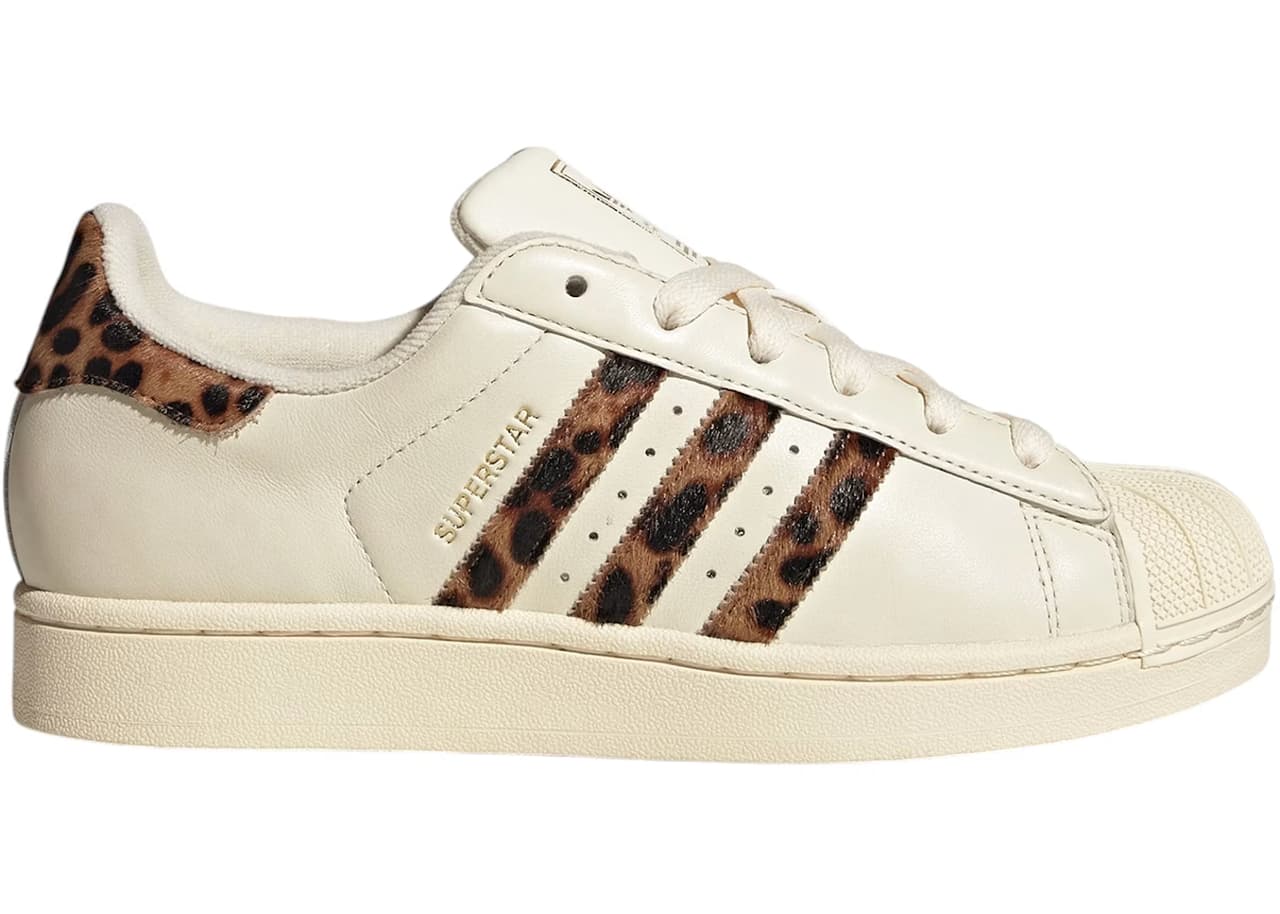 adidas Superstar II Cream White Leopard (Women's)