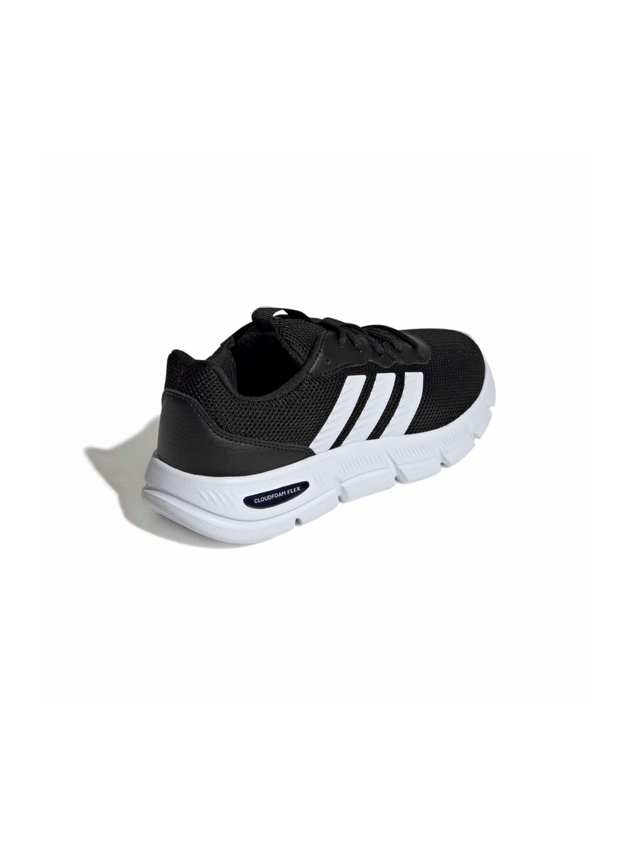 adidas Cloudfoam Flex Laces Black White (Women's)