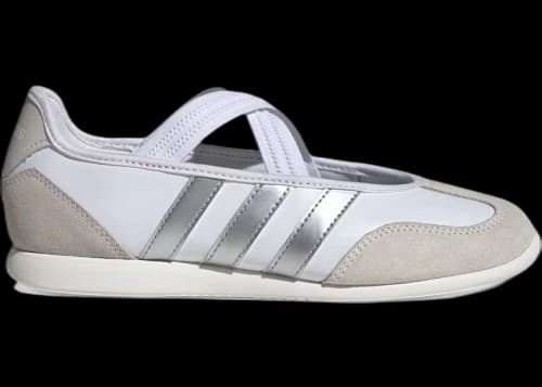 adidas Barreda Mary Jane White Silver Metallic (Women's)