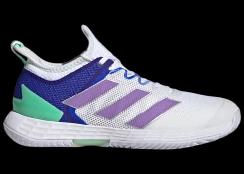 adidas Adizero Ubersonic 4 Cloud White Violet Fusion Silver Metallic (Women's)