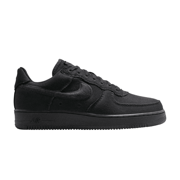 Nike Air Force 1 Low Triple Black Canvas