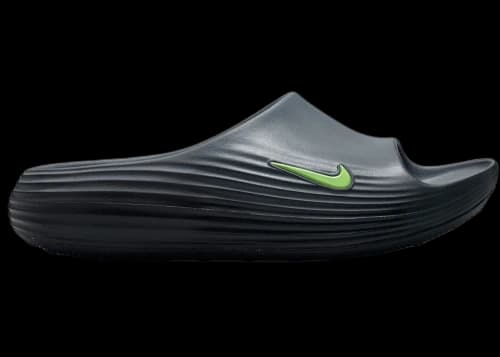 Nike ReactX Rejuven8 Slide Cool Grey Black Volt