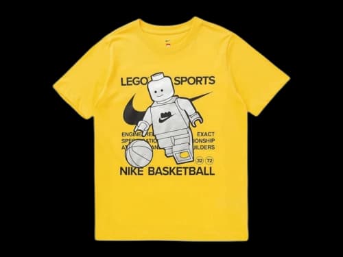 Nike x LEGO Big Kids Collection T-shirt Tour Yellow