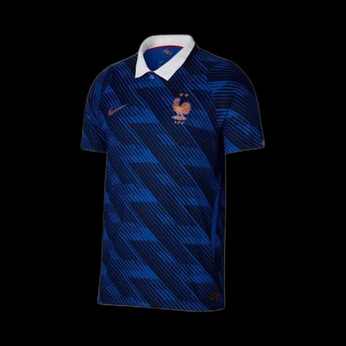 Nike France National Team 2026 Match Home Jersey Game Royal/Blackened Blue/White/Metallic Copper