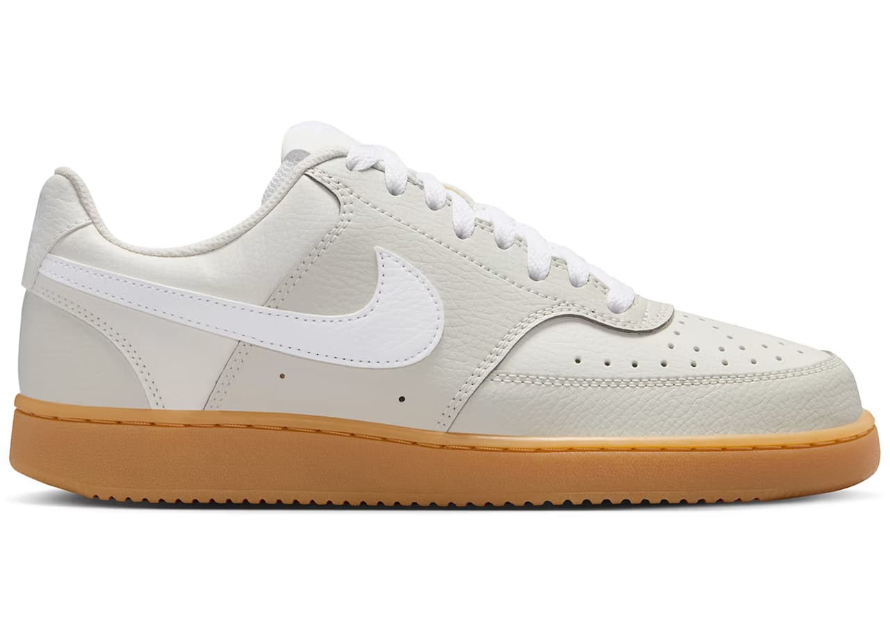 Nike Court Vision Low Light Bone Phantom Gum Yellow White (Women's)
