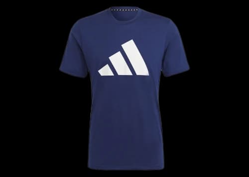 adidas Train Essentials Feelready Logo Training Tee Dark Blue/White