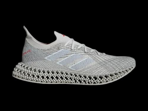 adidas 4DFWD Strung Grey Matte Silver Pure Ruby