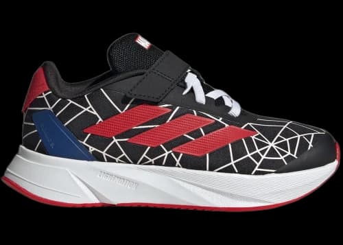 adidas Duramo EL Spider-Man Core Black Better Scarlet Cloud White (GS)