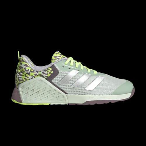 adidas Dropset 3 GFX Linen Green Silver Metallic Lucid Lemon (Women's)