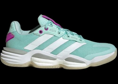 adidas Stabil 16 Indoor Semi Flash Aqua Cloud White Purple Burst (Women's)