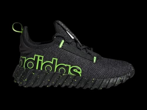 adidas Kaptir 3.0 Core Black Iron Metallic Lucid Lemon (GS)
