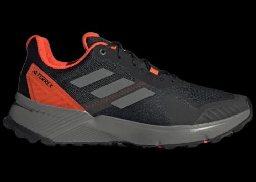 adidas Terrex Soulstride Trail Core Black Grey Solar Red