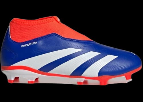 adidas Predator League Laceless FG Lucid Blue Cloud White Solar Red (GS)