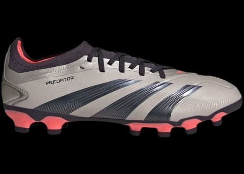 adidas Predator Pro MG Platinum Metallic Aurora Black Turbo