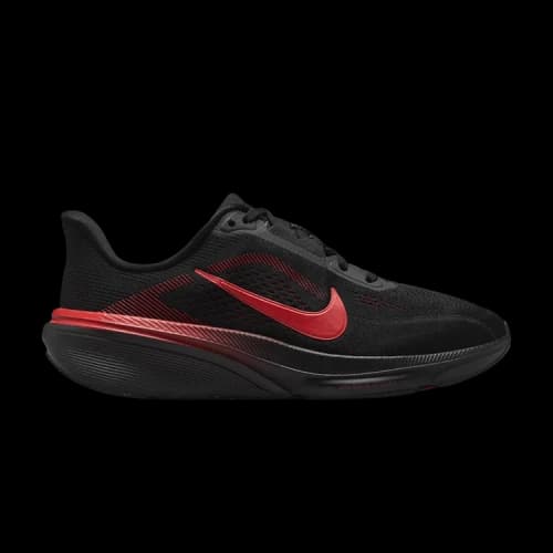 Nike Pegasus 42 GS 'Black University Red Wolf Grey Bright Crimson'