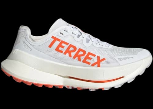 adidas Terrex Agravic Speed Ultra Trail Cloud White Impact Orange Dash Grey (Women's)