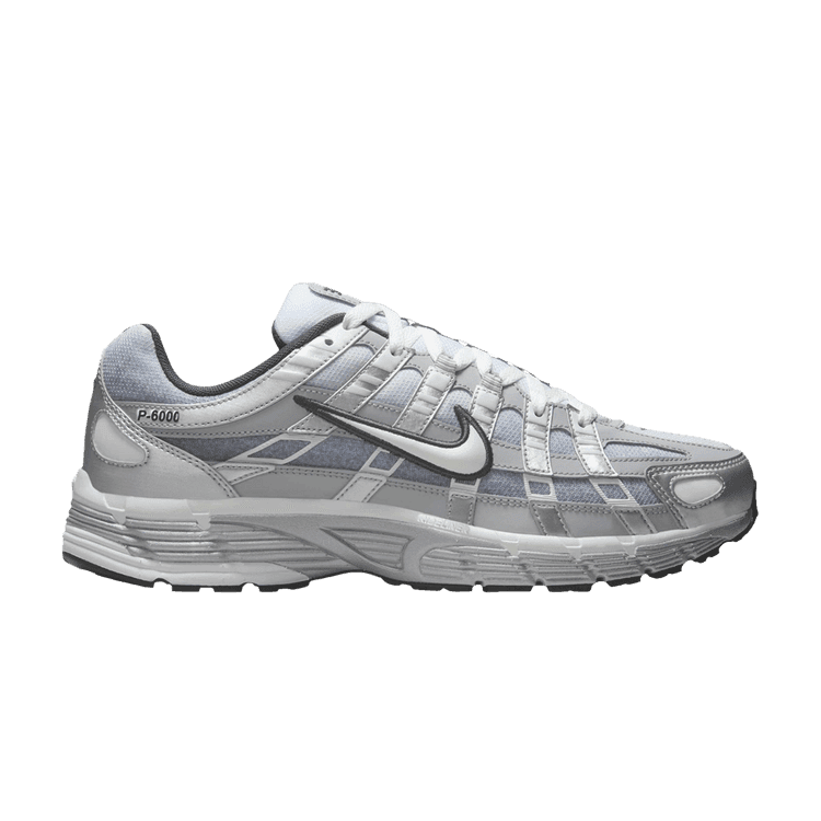 Nike P-6000 Metallic Silver Summit White-Wolf Grey