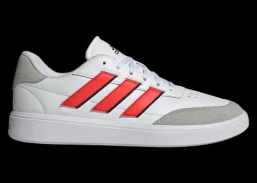 adidas Courtblock White Bright Red
