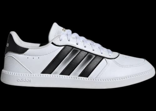 adidas Breaknet Sleek White Black Gold Metallic (Women's)