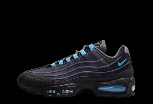 Nike Air Max 95 Big Bubble Tech Black University Blue