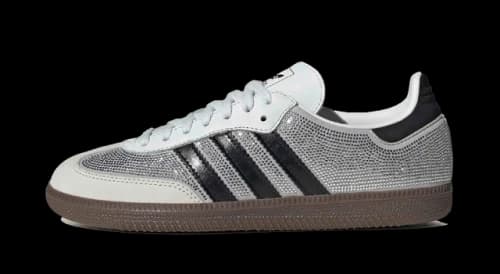 adidas Samba OG Rhinestone Crystal White Silver (Women's)