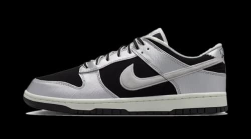 Nike Dunk Low Retro Starter Jacket Metallic Silver Black