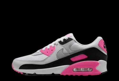 Nike Air Max 90 White Pink Glow Wolf Grey (Women's)