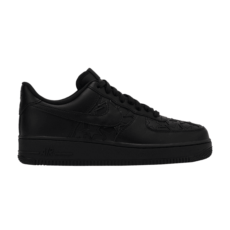 Nike Air Force 1 Low LV8 Triple Black Stars