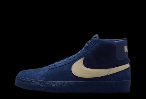 Nike SB Zoom Blazer Mid Coastal Blue Pale Yellow