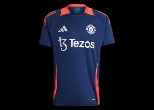 adidas Manchester United Tiro 24 Training Jersey Night Indigo/Bright Red