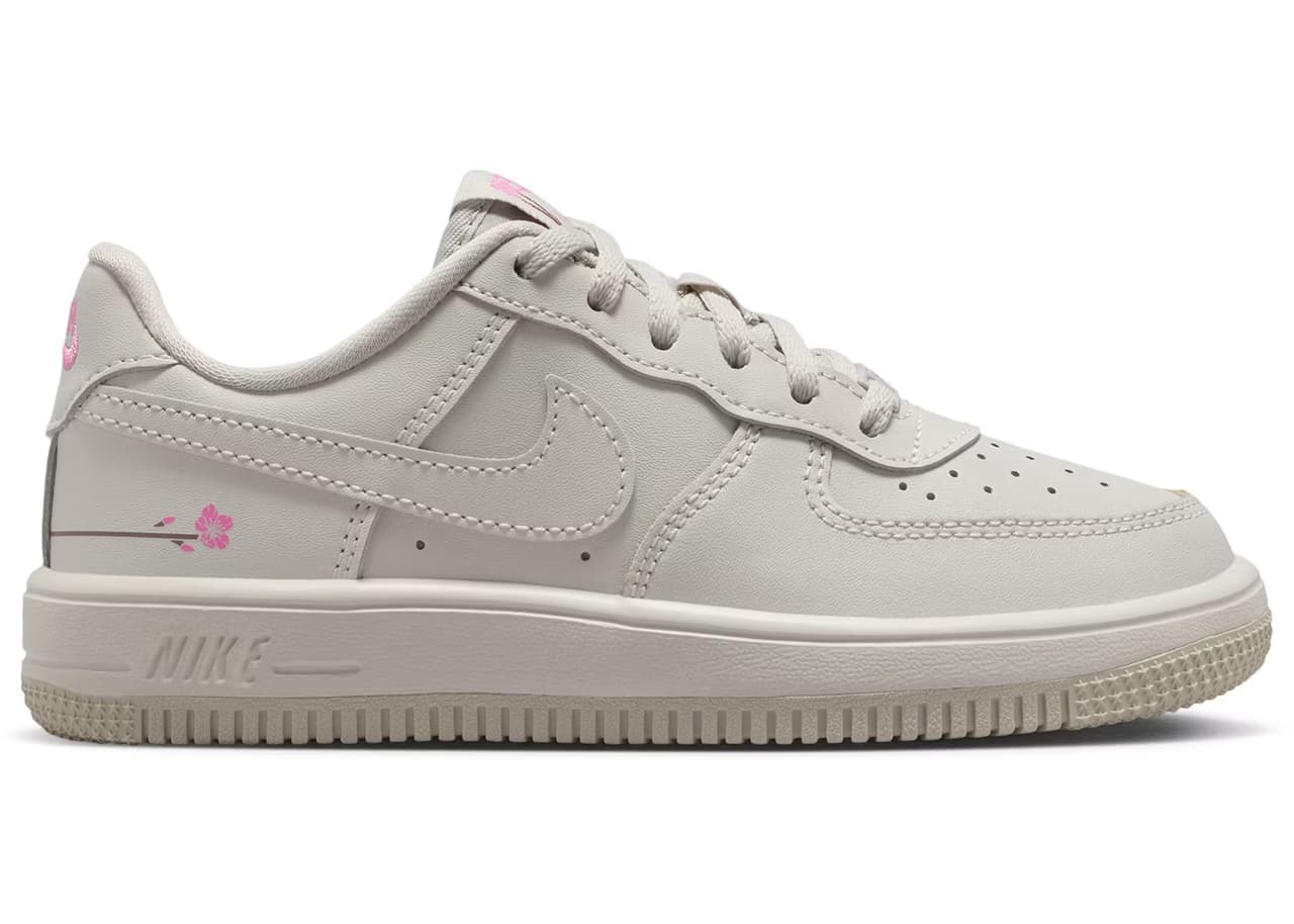 Nike Force 1 Low Light Bone Playful Pink (PS)