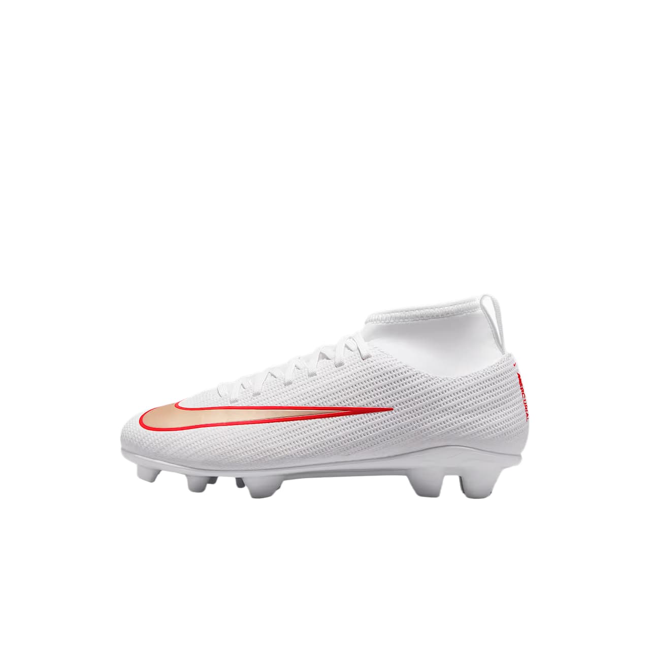Nike Jr. Mercurial Superfly 11 Club MG High-Top PS 'White Bright Crimson Blur'