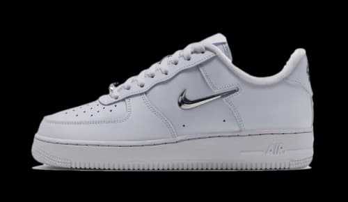 Nike Air Force 1 '07 'Pure Platinum Jewel Swoosh' (W)