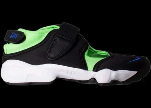 Nike Air Rift Black Royal Illusion Green (Women's)