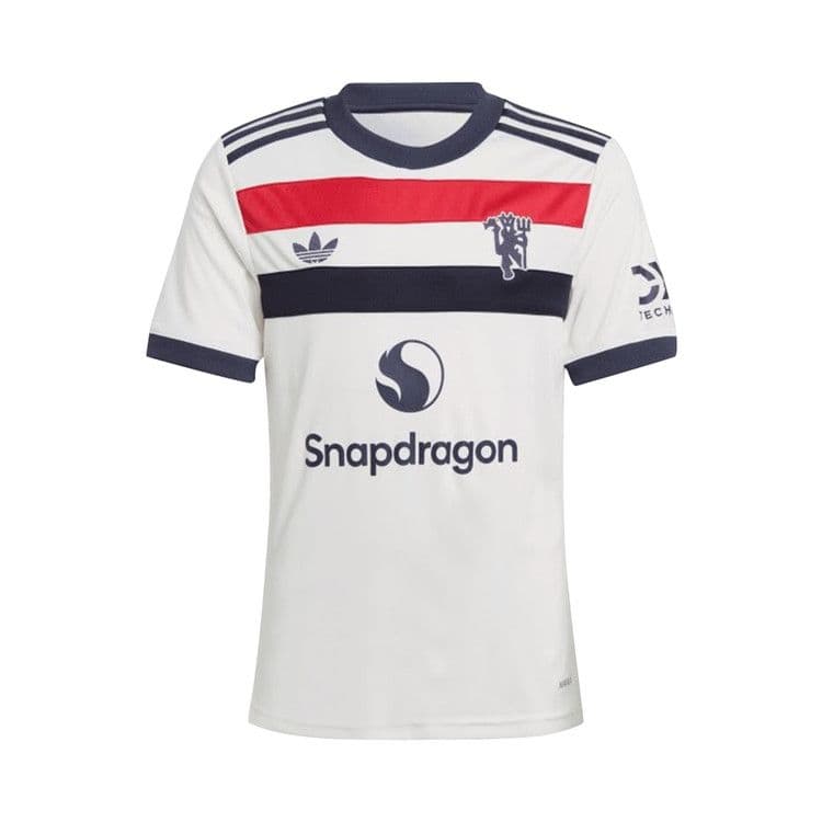 (GS) adidas Manchester United 24/25 Third Jersey 'White Navy Red'